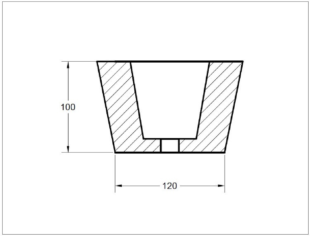 Crowns Conical Silicon Carbide Cup